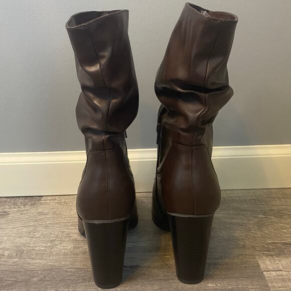 Style & Co. Women's Saraa Slouch Brown Mid-Calf Boots 11 Medium - Picture 4 of 14